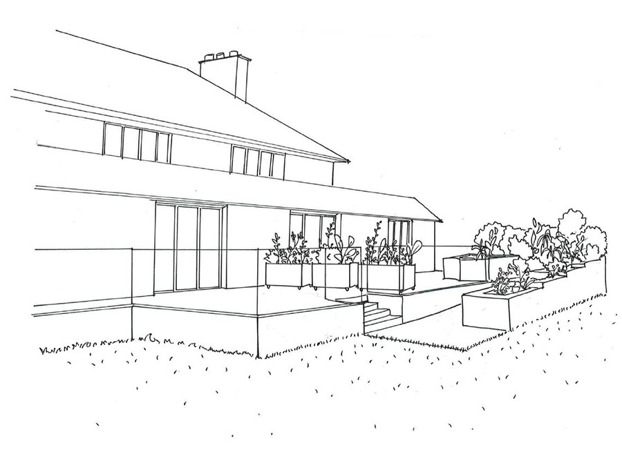 Garden Drawing Garden Drawing