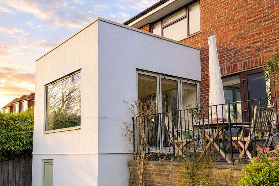 Extension exterior
